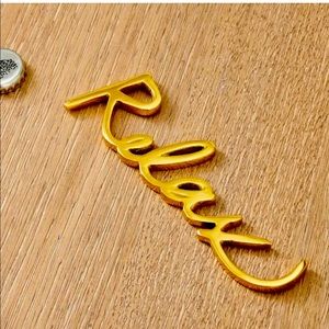 Decorative Word Object - Relax from West Elm